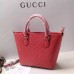 Gucci Signature leather tote 432124 red