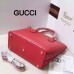 Gucci Signature leather tote 432124 red