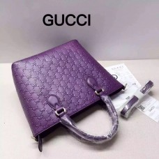 Gucci Signature leather tote 432124 purple