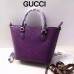 Gucci Signature leather tote 432124 purple