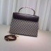 gucci Padlock GG Supreme top handle bag 432674 black