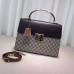 gucci Padlock GG Supreme top handle bag 432674 black