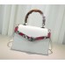 Gucci Dionysus leather top handle bag 443682 white