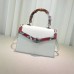Gucci Dionysus leather top handle bag 443682 white