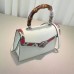 Gucci Dionysus leather top handle bag 443682 white