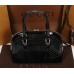 Gucci nice microguccissima leather top handle bag black