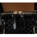 Gucci nice microguccissima leather top handle bag black