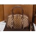 Gucci nice microguccissima leather top handle bag brown