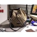 Gucci original gg canvas bucket bag black