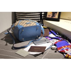 Gucci original gg canvas bucket bag blue