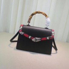 Gucci Dionysus leather top handle bag 443682 black