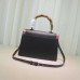 Gucci Dionysus leather top handle bag 443682 black