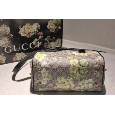 Gucci Small blooms GG supreme top handle bag 409529 Green