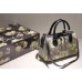 Gucci Small blooms GG supreme top handle bag 409529 Green