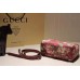 Gucci 368823 Bamboo Shopper Mini Cerise Blooms Top Handle Bag F/W2015