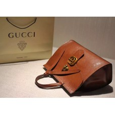 Gucci GG Marmont leather tote 409155 Brown