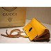 Gucci Bamboo Daily leather top handle bag 392013 Yellow