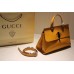 Gucci Bamboo Daily leather top handle bag 392013 Yellow
