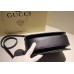 Gucci Vintage Leather Bamboo Top Handle Bag In Black With A Mini Mirror