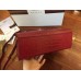 Gucci Jackie Soft Crocodile Top Handle Bag Red