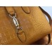 Gucci Jackie Soft Crocodile Top Handle Bag Brown