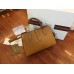 Gucci Jackie Soft Crocodile Top Handle Bag Brown