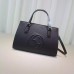 Gucci Soho leather top handle bag 431571 black