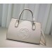 Gucci Soho leather top handle bag 431571 white