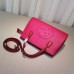 Gucci Soho leather top handle bag 431571 Red and pink