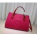 Gucci Soho leather top handle bag 431571 Red and pink