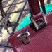 Gucci Zumi Grainy Leather Medium Top Handle Bag 564714 Burgundy 2019