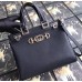 Gucci Zumi Grainy Leather Small Top Handle Bag 569712 Black 2019