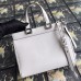 Gucci Zumi Grainy Leather Small Top Handle Bag 569712 White 2019