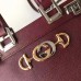 Gucci Zumi Grainy Leather Small Top Handle Bag 569712 Burgundy 2019