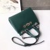 Gucci Zumi Grainy Leather Small Top Handle Bag 569712 Green 2019