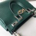 Gucci Zumi Grainy Leather Small Top Handle Bag 569712 Green 2019