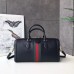 Gucci Web Ophidia Medium Top Handle Bag 524532 Leather Black 2019