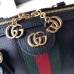 Gucci Web Ophidia Medium Top Handle Bag 524532 Leather Black 2019