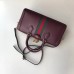 Gucci Web Ophidia Medium Top Handle Bag 524532 Leather Burgundy 2019