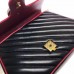 Gucci Diagonal GG Marmont Small Top Handle Bag 498110 Black 2019