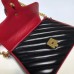 Gucci Diagonal GG Marmont Mini Top Handle Bag 583571 Black