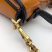 Gucci Diagonal GG Marmont Mini Top Handle Bag 583571 Brown 2019