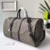 GUCCI 206500 GG SUPREME large carry-on duffle BLACK