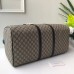 GUCCI 206500 GG SUPREME large carry-on duffle BLACK