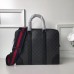 Gucci GG Supreme Briefcase ‎474135 Grey/Black 2018