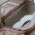 Gucci Vintage Web Embroidered Bag 406868 Nude Pink