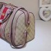 Gucci Vintage Web Embroidered Bag 406868 Nude Pink