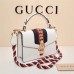 Gucci Sylvie leather mini handbag 421883 White(ENYI-722201)