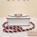 Gucci Sylvie leather mini handbag 421883 White(ENYI-722201)