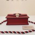 Gucci Sylvie leather mini handbag 421883 Red(ENYI-722202)